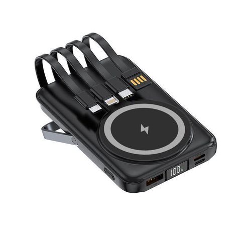 Wireless Magnetic 22.5W Super Fast Charging 10000 mAh Power Bank. Comes with Wired Digital display