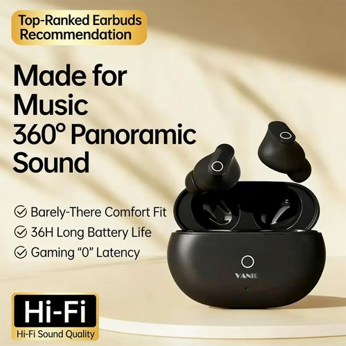 VANIR Wireless Earbuds Bluetooth, HiFi Stereo Earphones